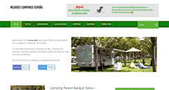 Desktop Screenshot of mejorescampingsespana.com